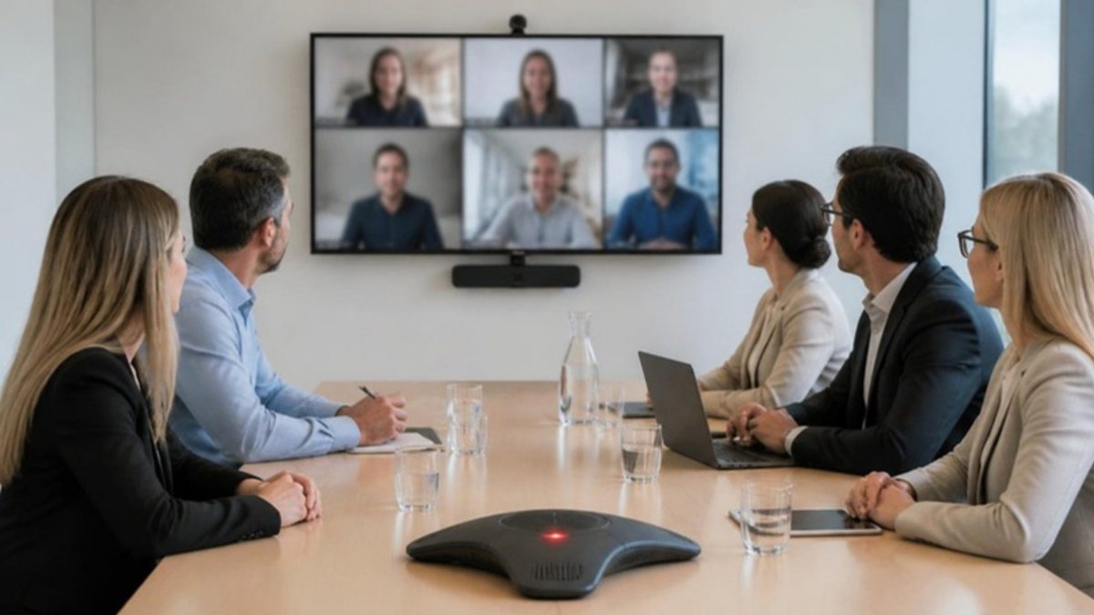 Vortrag zu KI im Besprechungsraum