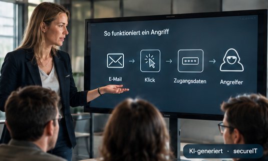 Example scene for IT managers